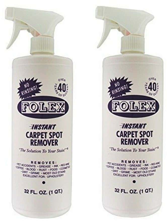 Folex Instant Carpet Spot Remover, 32 oz two bottles