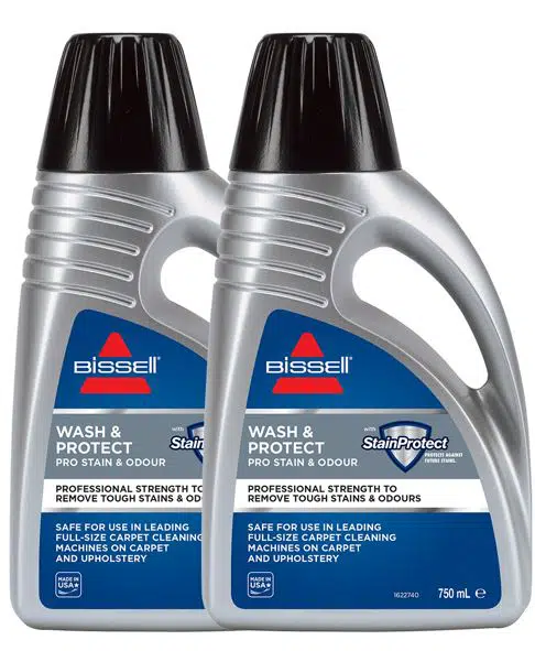 Bissell Deep Clean Pro 4X Concentrated Carpet Shampoo two pack 750ml bottles