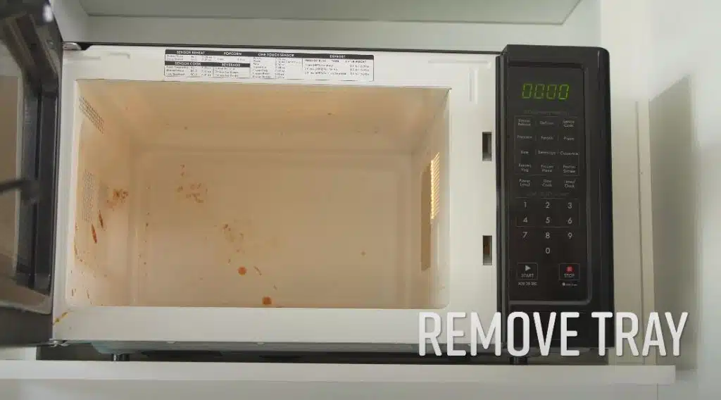 how to clean a microwave illustrative graphic 2