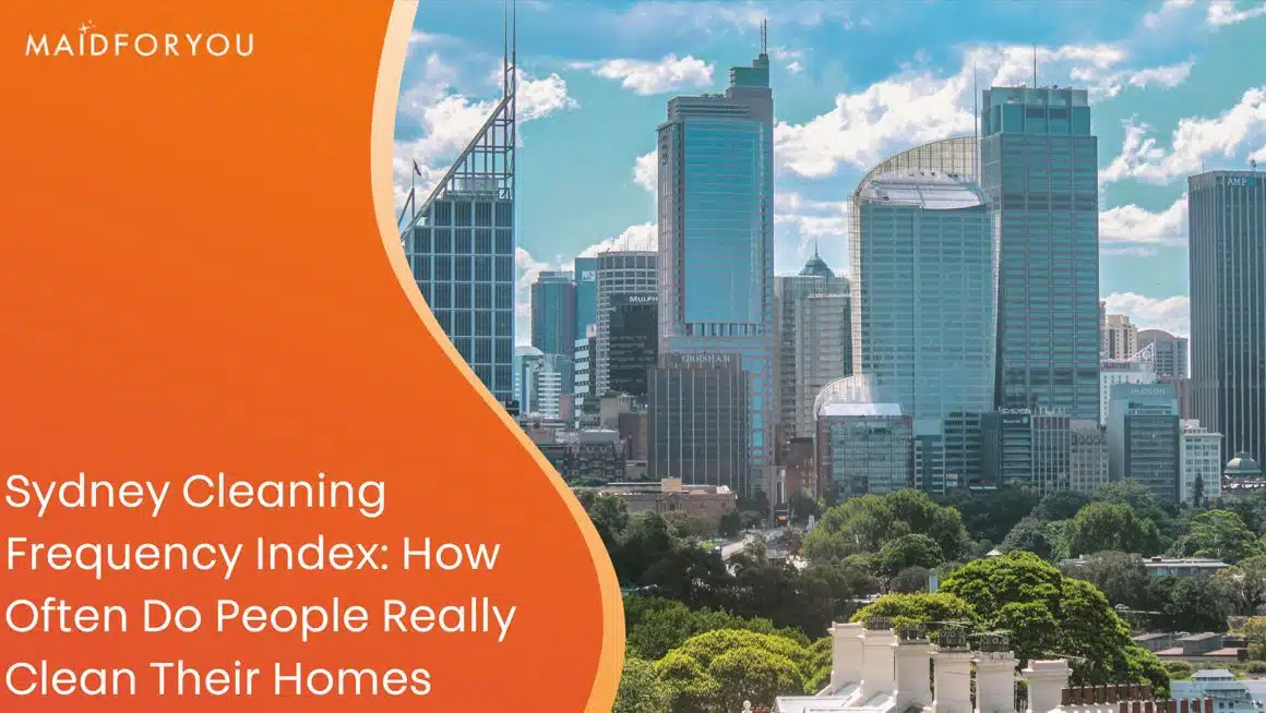 Sydney cleaning frequency index custom graphic