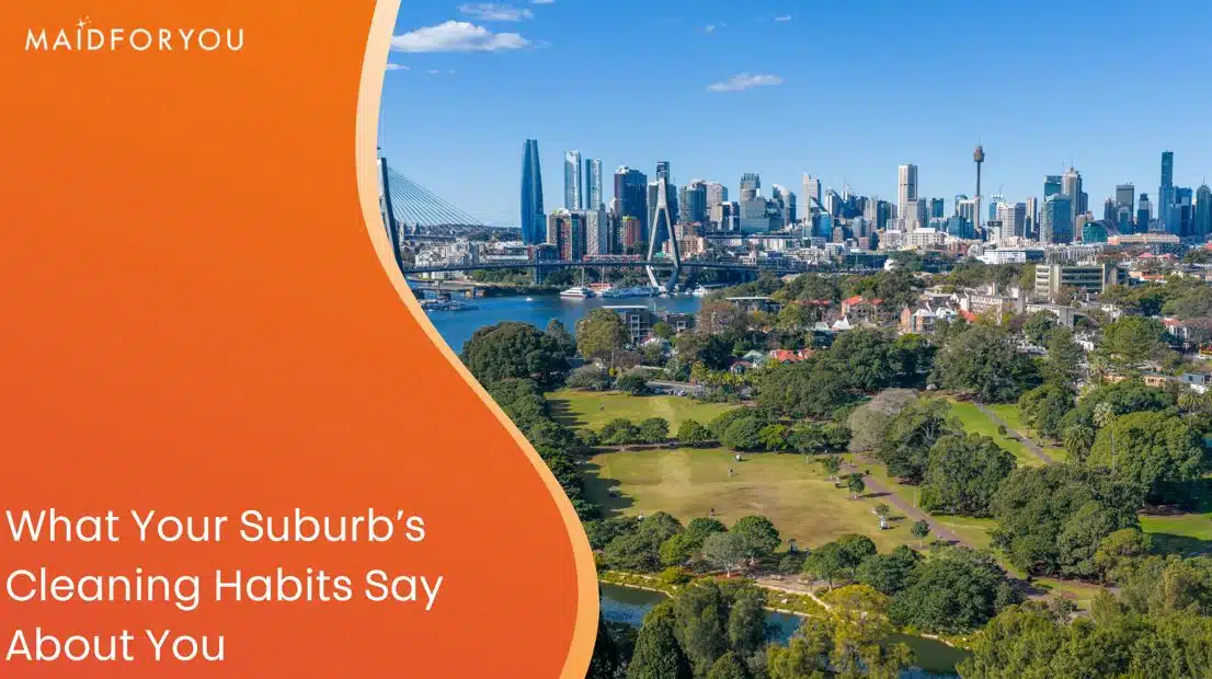 what your suburb's cleaning habits say about you custom graphic